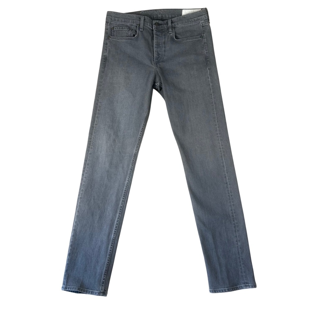 Rag & Bone Fit 2 Slim Leg Grey Jeans Vesuvio M1223M007VES Mens Size 33